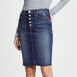 Hudson Remi High Waist Pencil Raw Hem EUC size 28